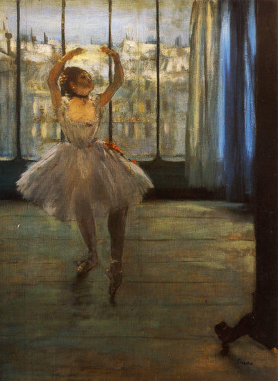 Dancer Posing in master bedroom