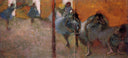 Dancers in a Studio by Edgar Degas, group oil painting wall art, Impressionism
