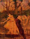 Dancers on the Scenery by Edgar Degas — vintage oil painting wall art, Impressionism