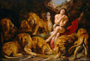Daniel in the Lion's Den by Peter Paul Rubens — hand-painted animal oil painting reproduction on canvas