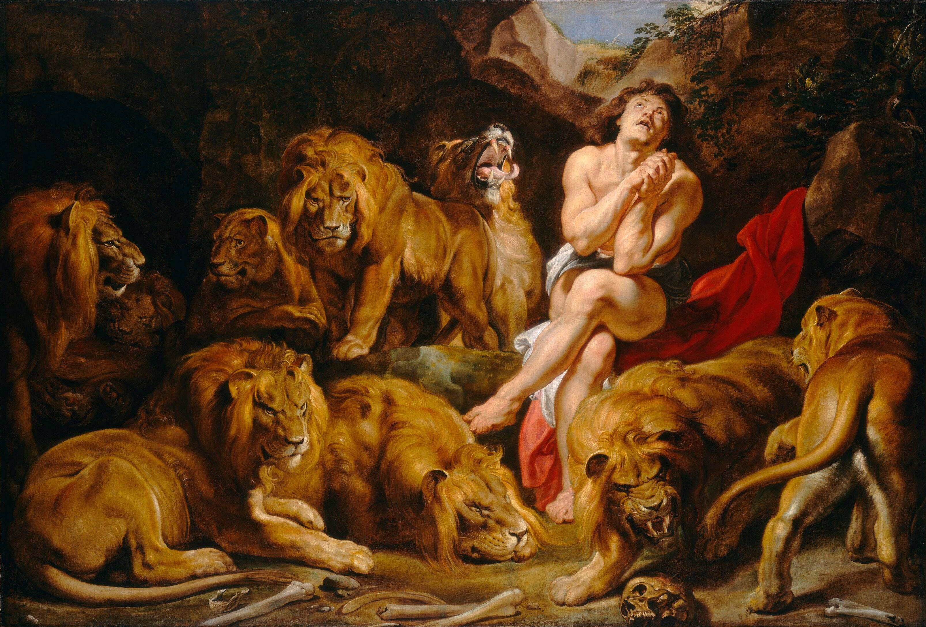 Daniel in the Lion's Den - Peter Paul Rubens