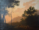 Danseurs Dans Un Paysage by Jan Dirksz Both — hand-painted botanical oil painting reproduction on canvas