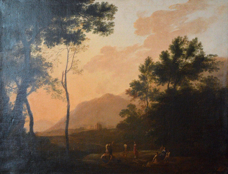 Danseurs Dans Un Paysage on gallery wrap