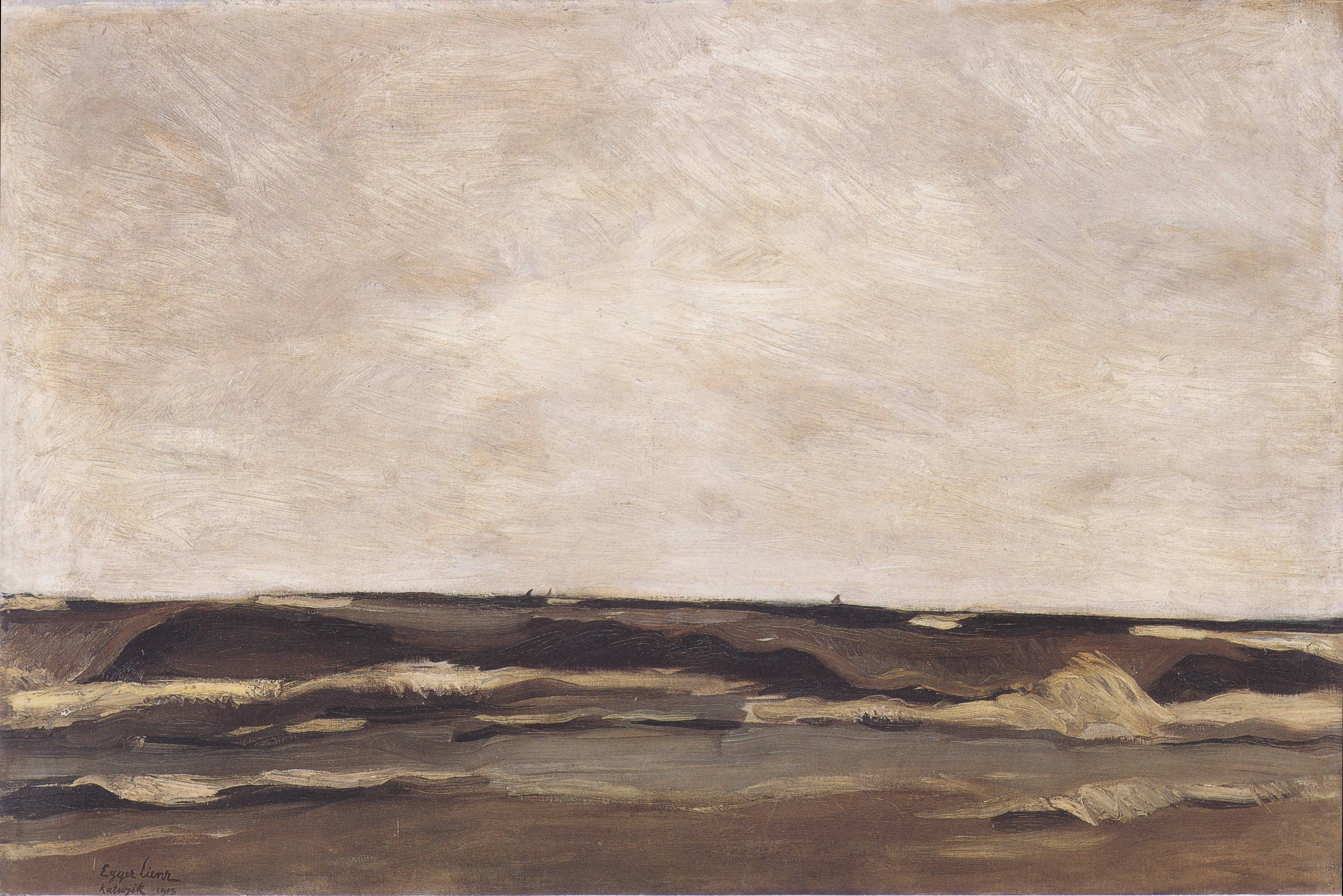 Das Meer, Katwijk - Albin Egger-Lienz