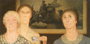 Daughters of Revolution by Grant Wood, religion oil painting wall art, Regionalism