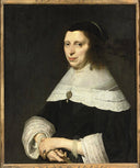 Portrait of a Woman by David Bailly — hand-painted portrait oil painting reproduction on canvas