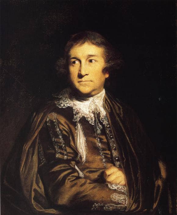 David-Garrick by Joshua Reynolds — hand-painted portrait oil painting reproduction on canvas