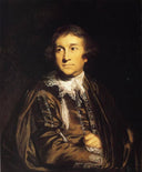 David-Garrick by Joshua Reynolds — male oil painting wall art, Baroque