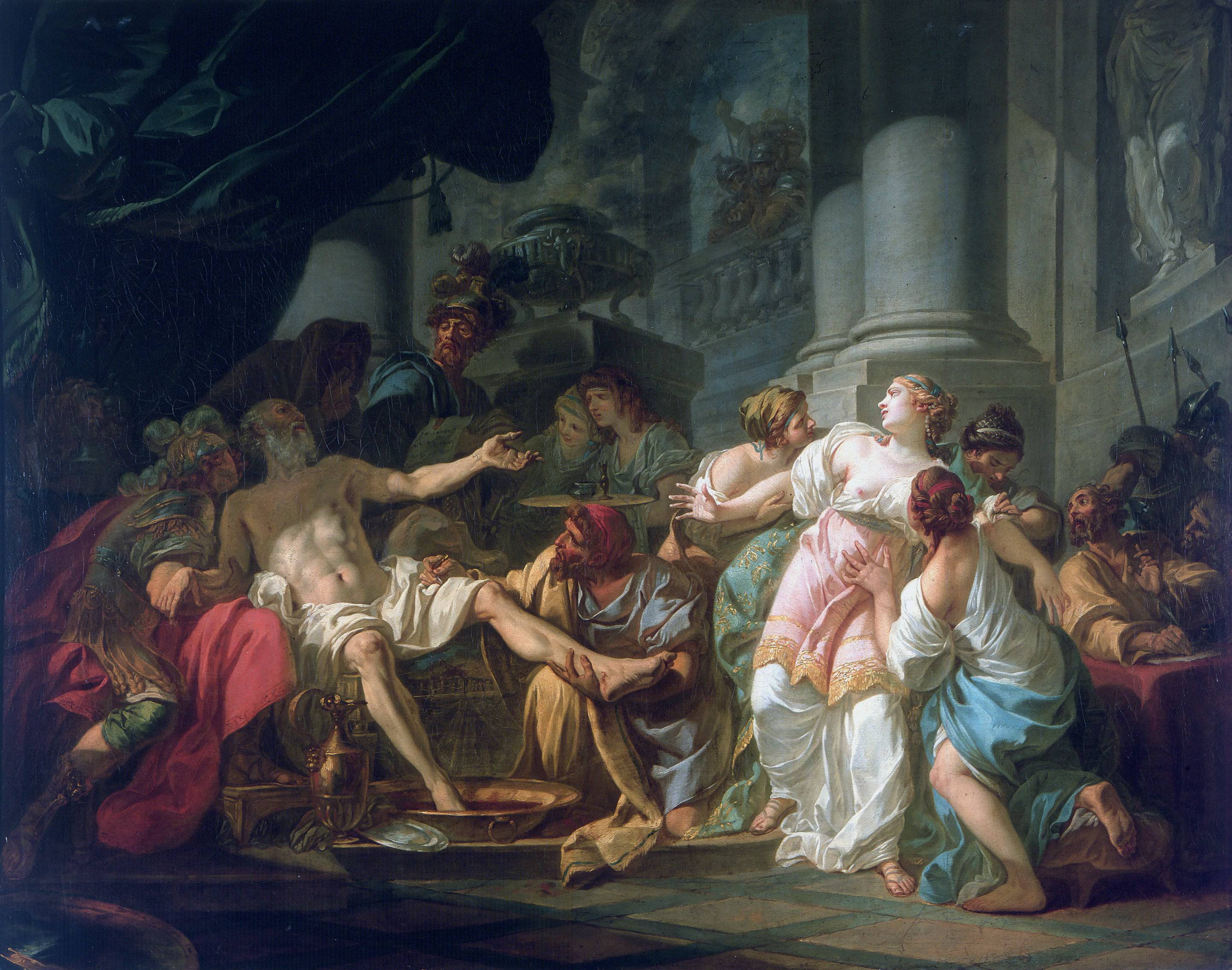 The Death of Seneca - Jacques-Louis David