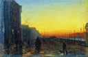 Dawn in St. Petersburg by Fyodor Vasilyev — religion oil painting wall art, Realism
