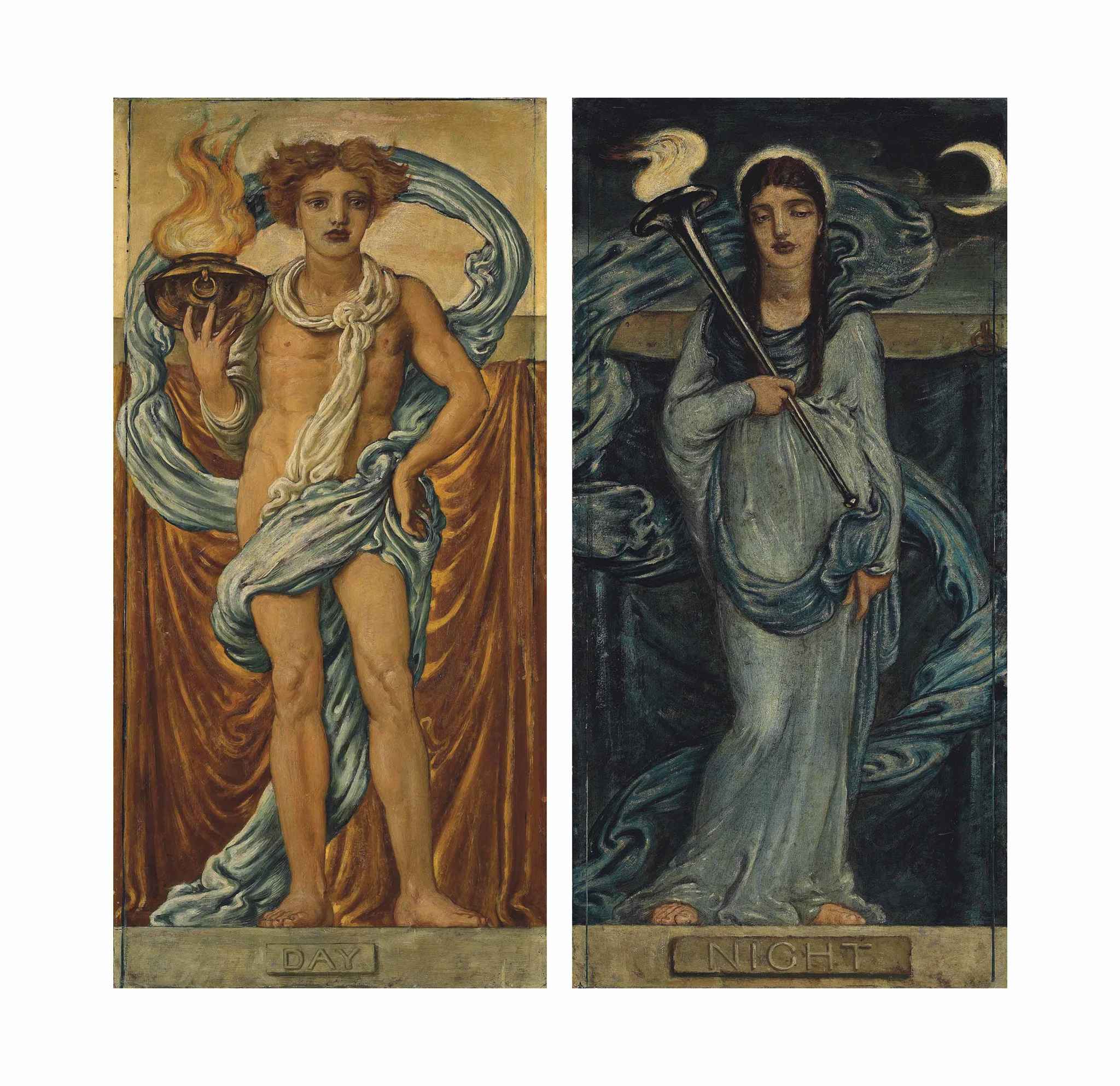 Day and Night - Simeon Solomon