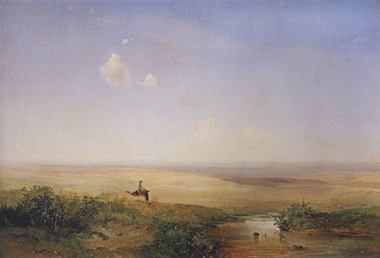 Daytime in the Steppes - Aleksey Savrasov