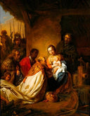 The Adoration of the Magi by Jan de Bray — hand-painted cultural oil painting reproduction on canvas