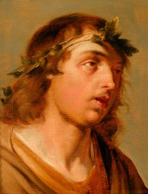 Bacchus, showing loose brush strokes - Jan de Bray