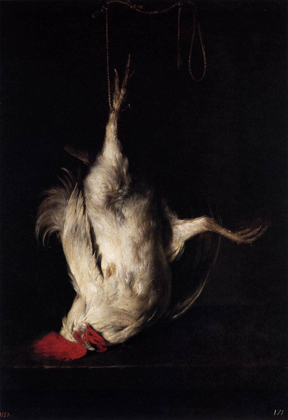 Dead Cock by Gabriel Metsu — hand-painted animal oil painting reproduction on canvas