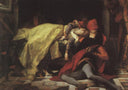Death of Francesca da Rimini and Paolo Malatesta by Alexandre Cabanel — religion oil painting wall art, Academicism