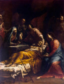Death of Saint Joseph by Giuseppe Maria Crespi — hand-painted cultural oil painting reproduction on canvas