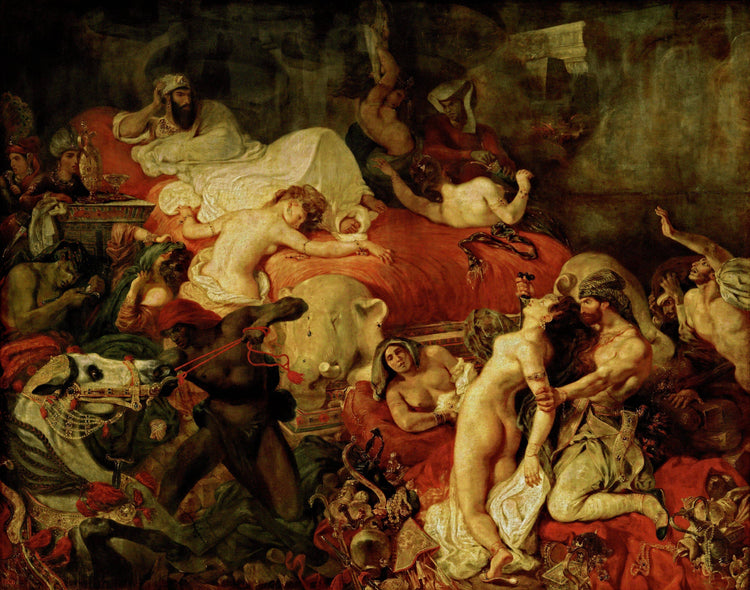 Death of Sardanapalus - Eugene Delacroix