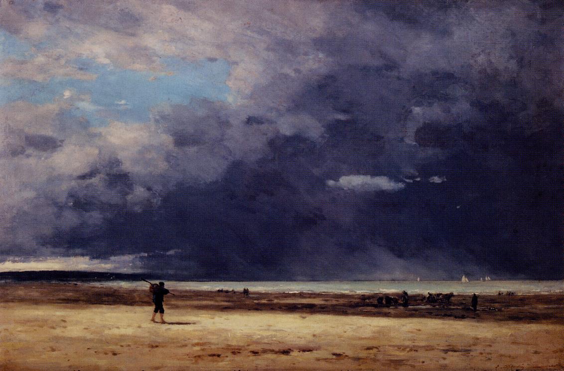 Deauville, Low Tide - Eugene Boudin