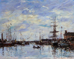 Deauville, the Dock - Eugene Boudin