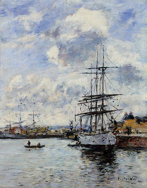 Deauville, the Harbor - Eugene Boudin