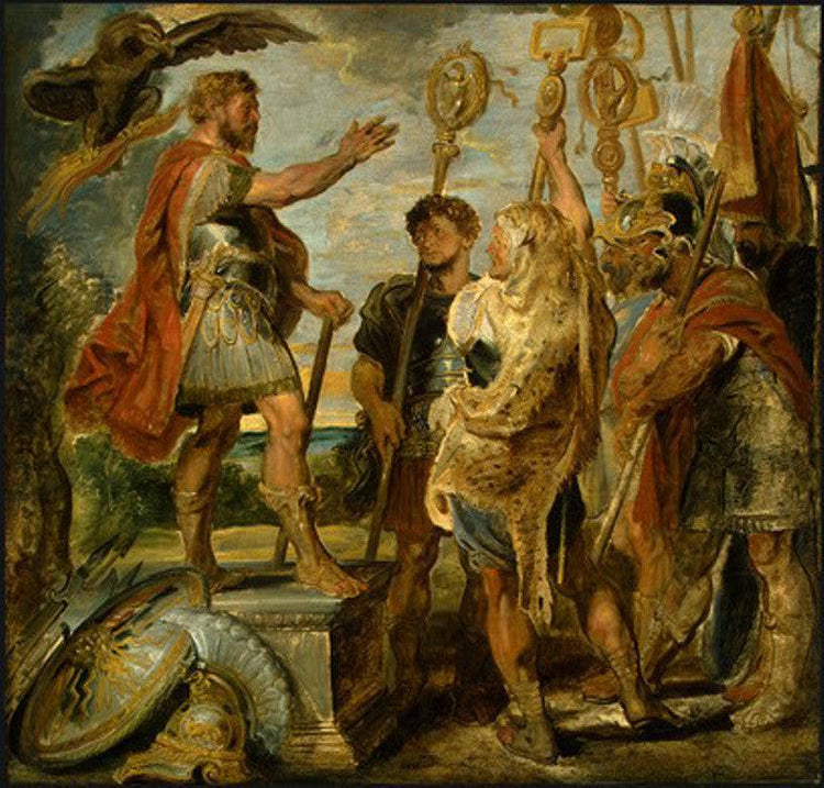 Decius Mus Addressing the Legions - Peter Paul Rubens