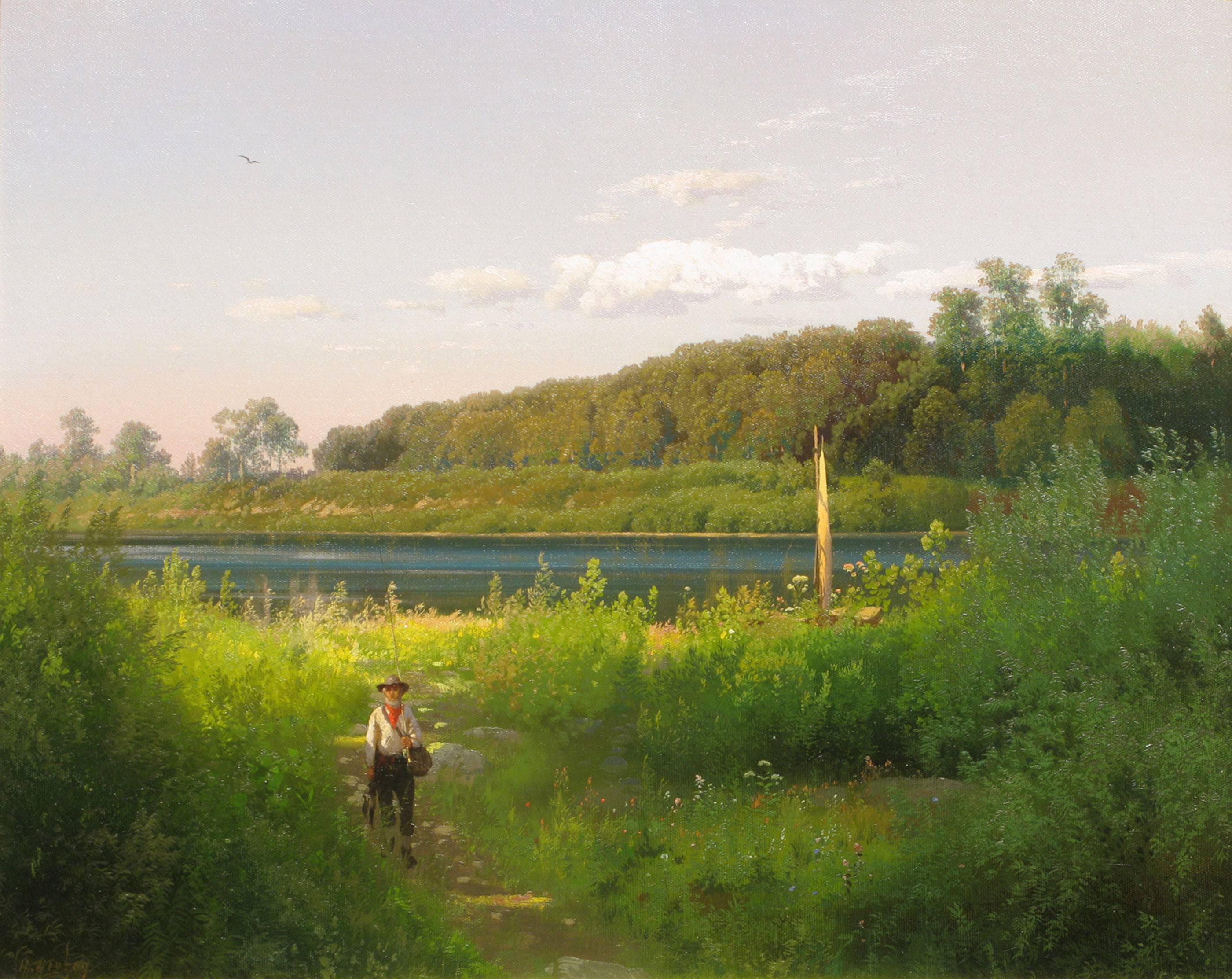 Delaware Trout Fishing - Hermann Ottomar Herzog