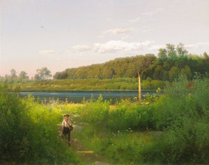 Delaware Trout Fishing - Hermann Ottomar Herzog