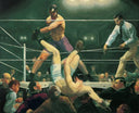 Dempsey and Firpo by George Bellows — hand-painted portrait oil painting reproduction on canvas