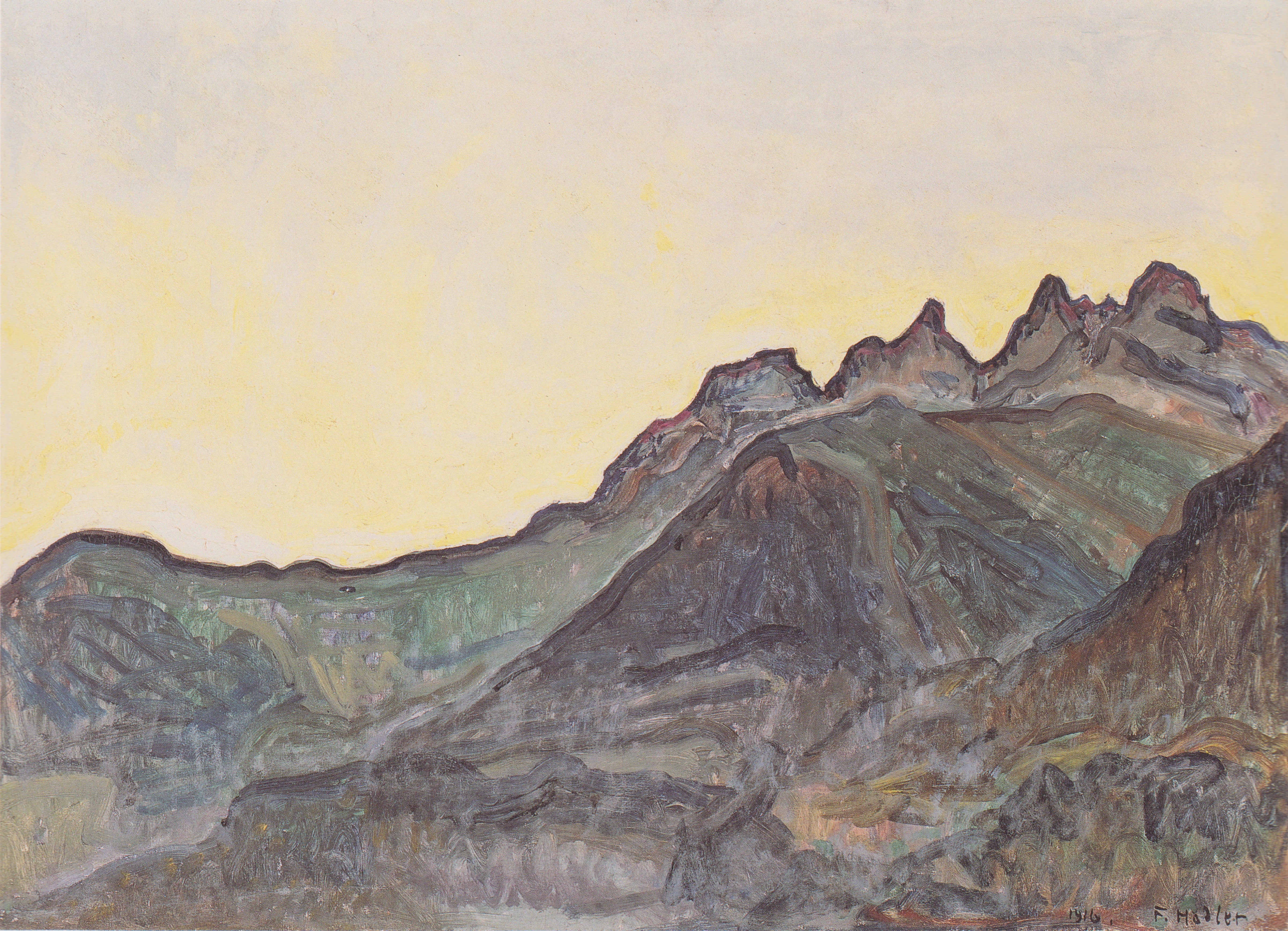 Dents du Midi - Ferdinand Hodler