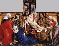 Deposition by Rogier van der Weyden — hand-painted cultural oil painting reproduction on canvas
