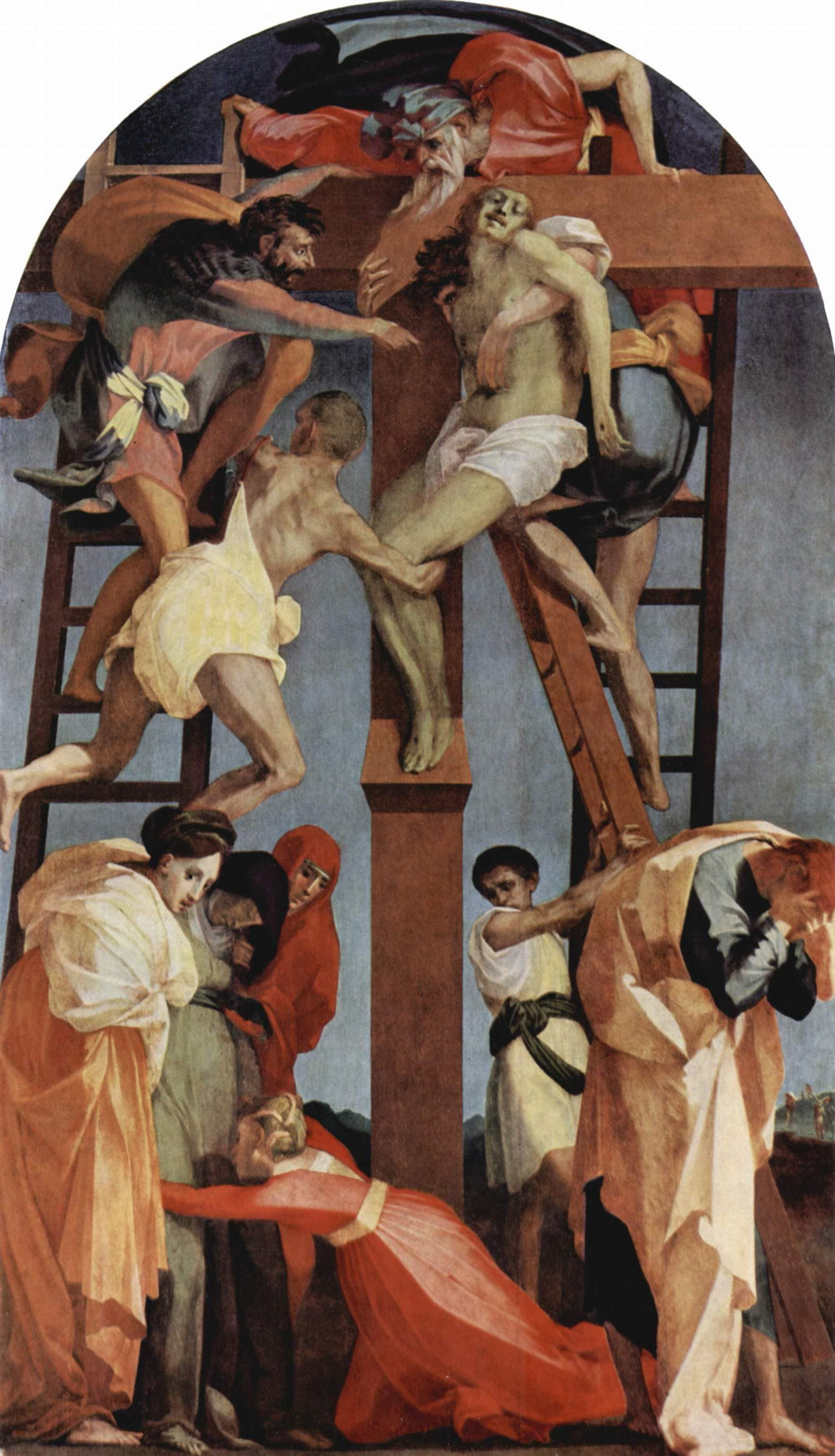 Deposition by Rosso Fiorentino — hand-painted cultural oil painting reproduction on canvas