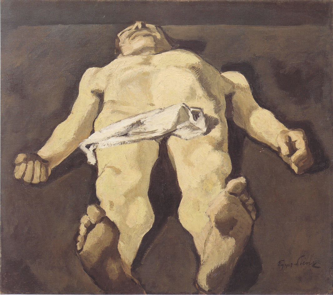 Der Tote Christus by Albin Egger-Lienz — hand-painted abstract oil painting reproduction on canvas