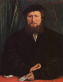 Derek Berck by Hans Holbein the Younger — hand-painted portrait oil painting reproduction on canvas