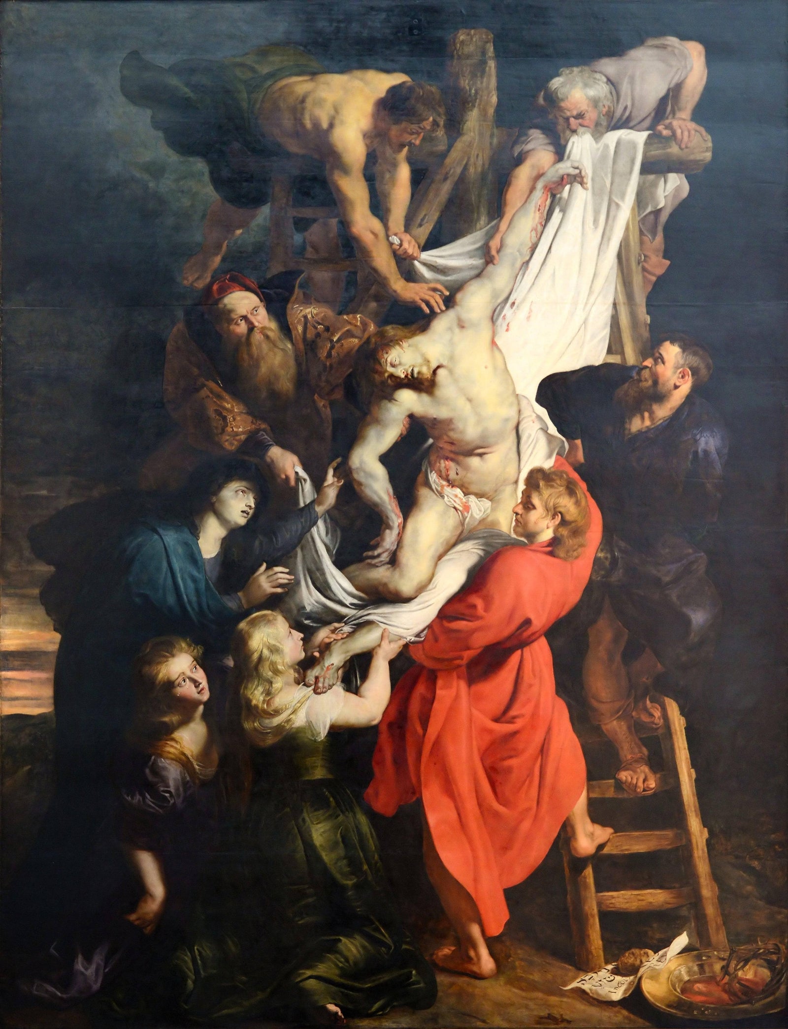 Descent from the Cross - triptych