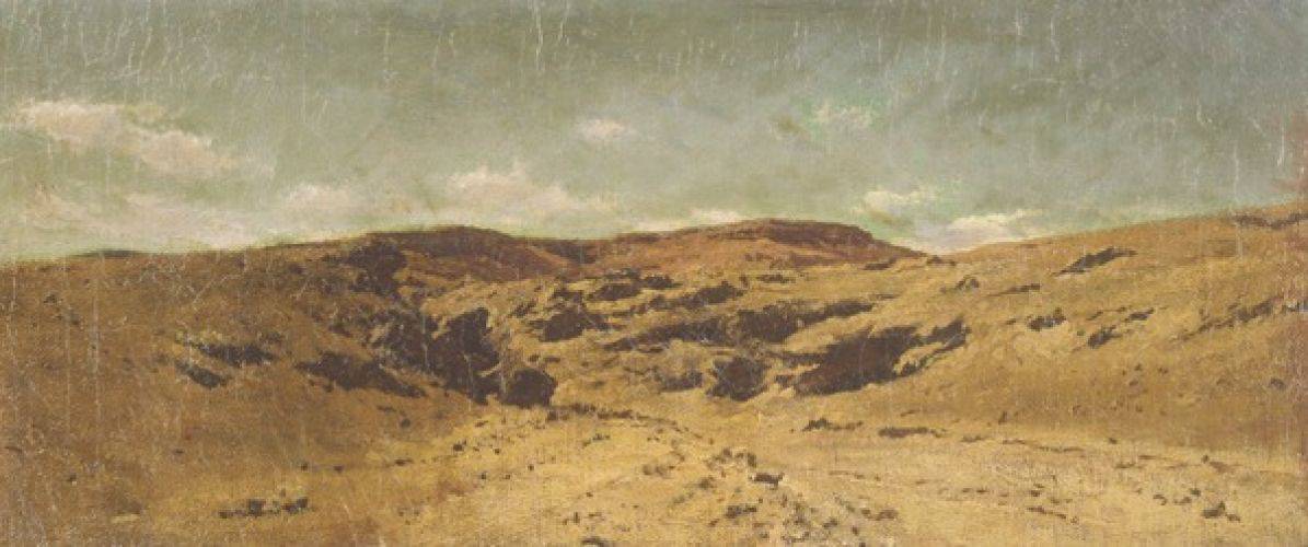 Desert Landscape with Caravan