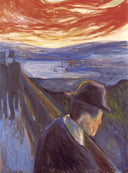 Despair by Edvard Munch — hand-painted landscape oil painting reproduction on canvas