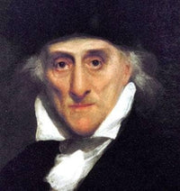 Detail of a Portrait of the Italian Poet and Librettist Lorenzo Da Ponte in Old Age by Samuel Morse — hand-painted portrait oil painting reproduction on canvas