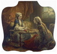 Deux Sultanes Faisant De La Broderie