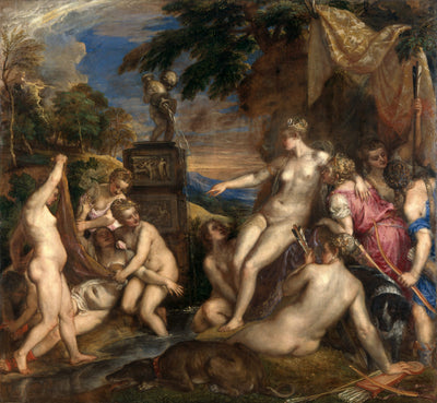 Diana and Callisto in study