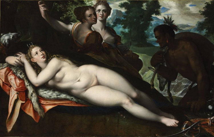 Diana Resting After the Hunt - Bartholomeus Spranger