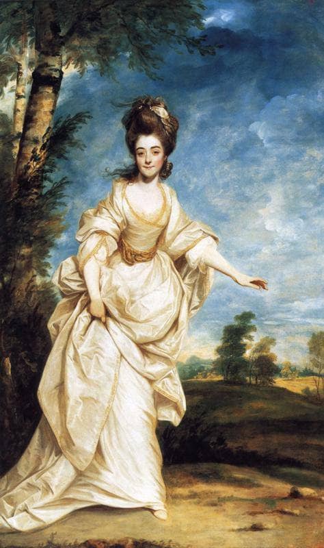 Diana Sackville by Joshua Reynolds — hand-painted cultural oil painting reproduction on canvas