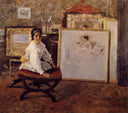 Did You Speak To Me? by William Merritt Chase — hand-painted eco oil painting reproduction on canvas