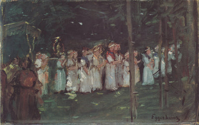 Die Prozession I in entryway