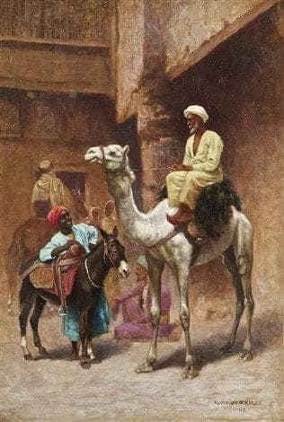 Dignity and Impudence by Aloysius O'Kelly — hand-painted cultural oil painting reproduction on canvas