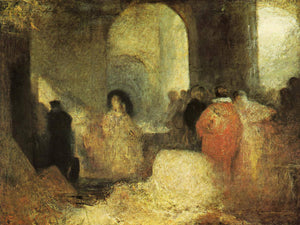 Dinner in a Great Room with Figures- in Costume - J.M.W. Turner