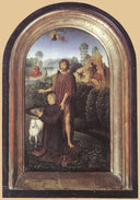 Diptych of Jean de Cellier (detail) by Hans Memling — hand-painted cultural oil painting reproduction on canvas