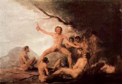 Dismemberment of the corpse of Jesuit Brefeb in study