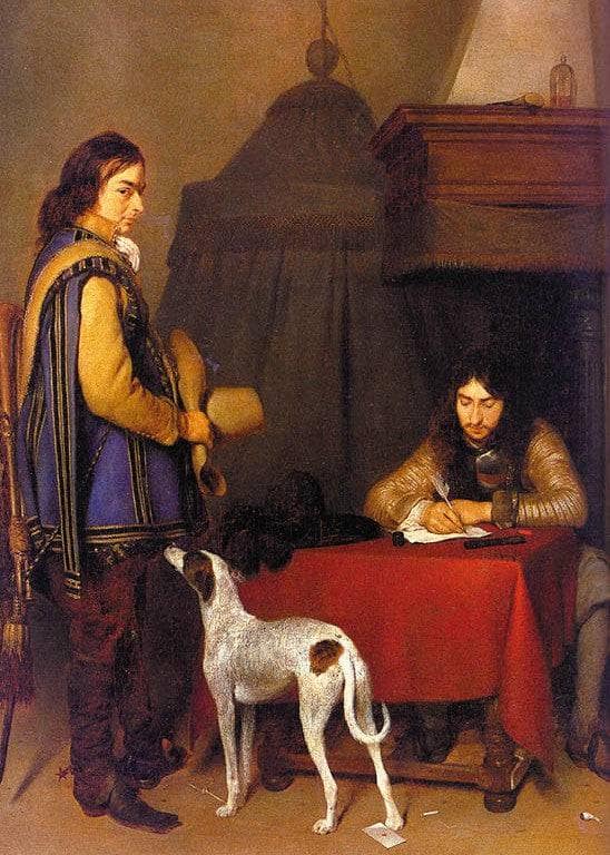 Dispatch by Gerard Terborch — hand-painted animal oil painting reproduction on canvas