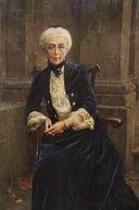Agnes Elizabeth by William Logsdail — female oil painting wall art, Realism